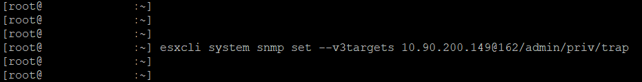 snmpv3 trap receiver setup
